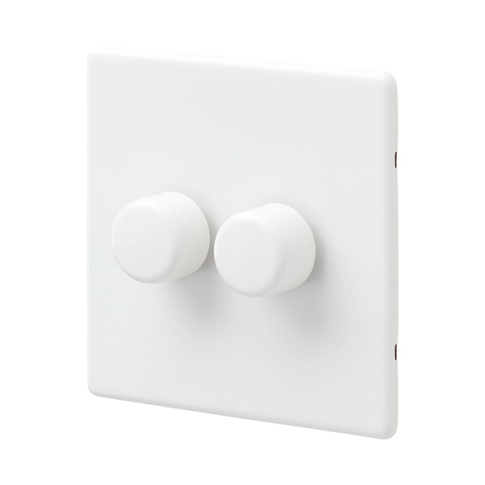 MK Aspect 2-Gang 2-Way Dimmer Switch White Reviews