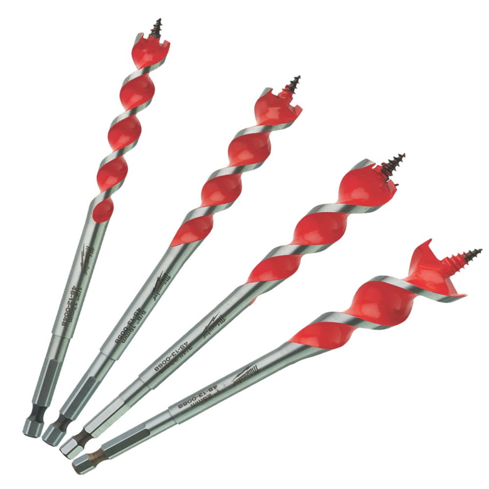 Milwaukee Speed Feed Auger Bit Set 4 Piece Set Reviews