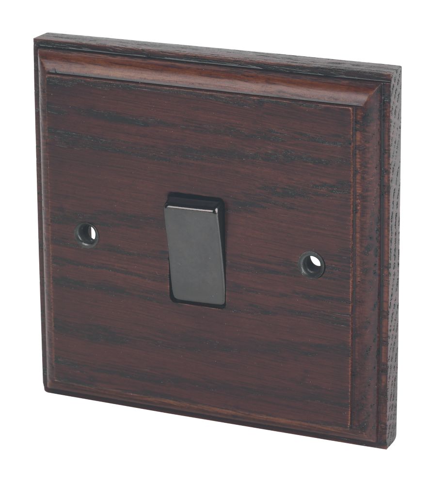 Varilight 10AX 1-Gang 2-Way Light Switch Dark Oak Reviews