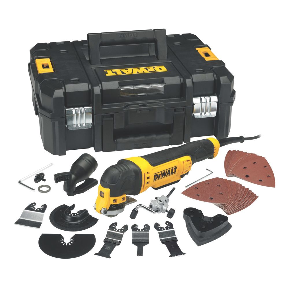 Dewalt Dwe315kt 300w Electric Multi Cutter 240v Multi Tools Screwfix Com