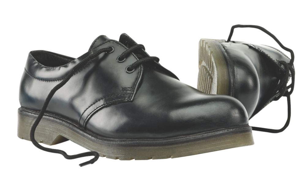 Sterling Steel Cushion Sole Safety Shoes Black Size 9