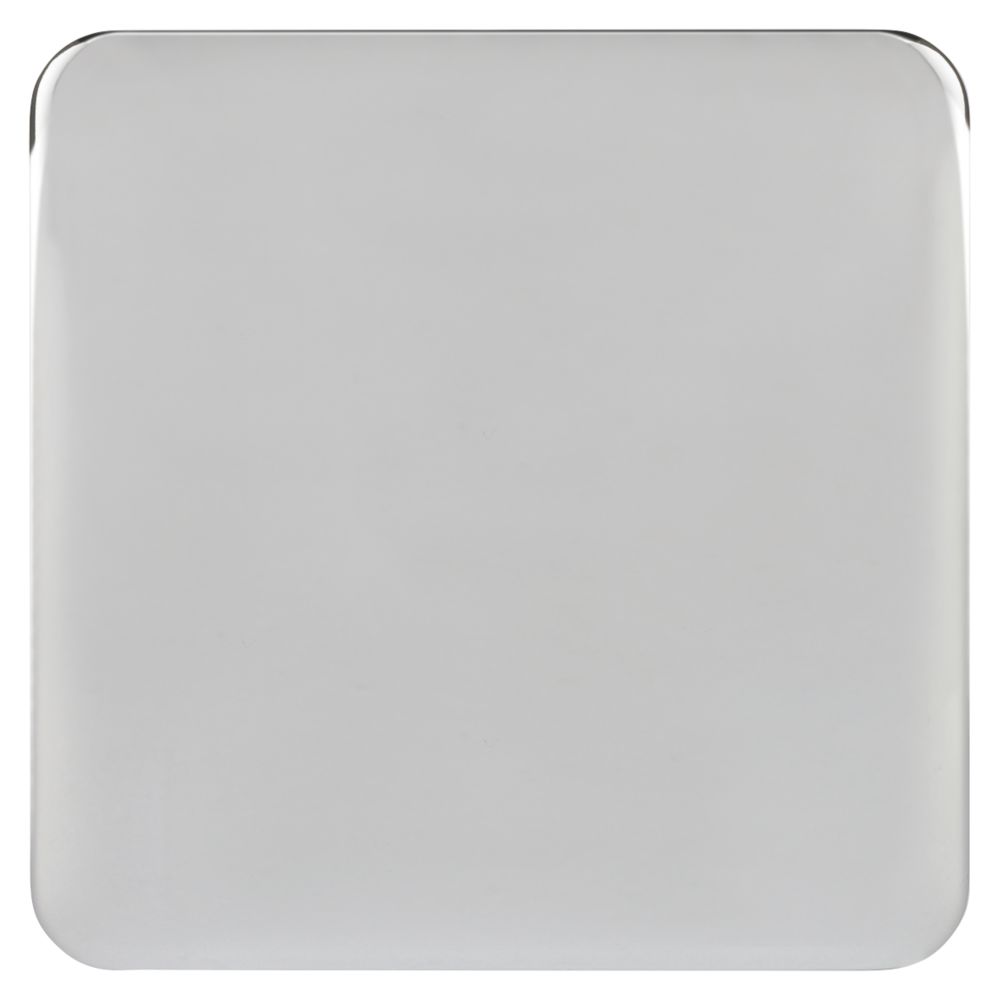 Schneider Electric Lisse Deco 1-Gang Blanking Plate Polished Chrome