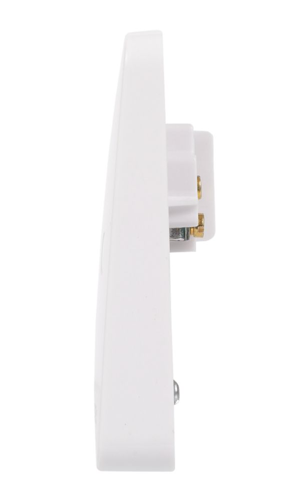 Schneider Electric Lisse 25A Unswitched Flex Outlet Plate White