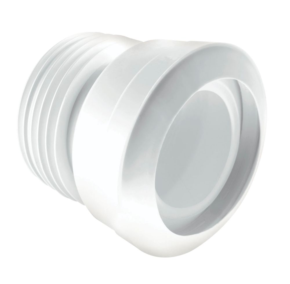 McAlpine MACFIT MAC-1 WC Straight Pan Connector White 90-112mm Reviews