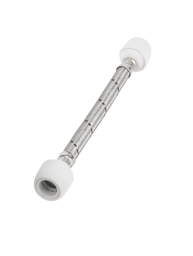 Hep2O Push-Fit Connection Flexible Tap Connectors 22mm x 22mm x 300mm 2 Pack Reviews