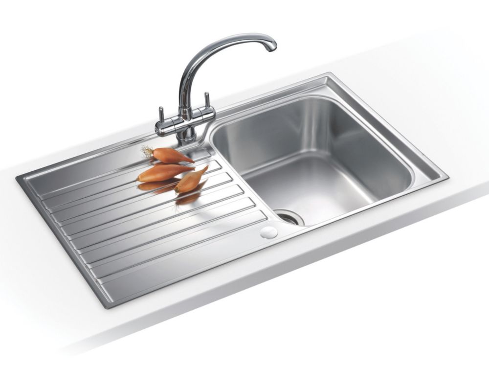 Franke Ascona Inset Sink Stainless Steel 1 Bowl 860 x 510mm Reviews