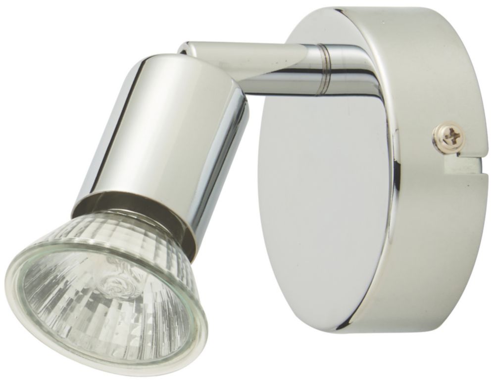 Sasha Single Spotlight Chrome 220 240v Ceiling Spotlights