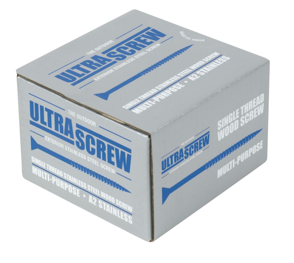 Ultra Screw PZ Double-Countersunk Woodscrews 4 x 30mm 200 Pack