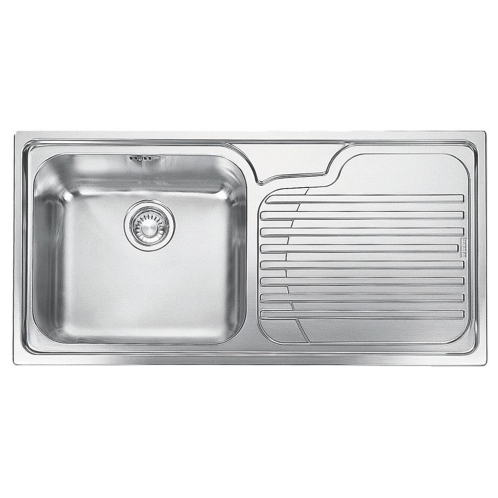 Franke Galassia Inset Kitchen Sink Stainless Steel 1 Bowl 1000 X 500mm