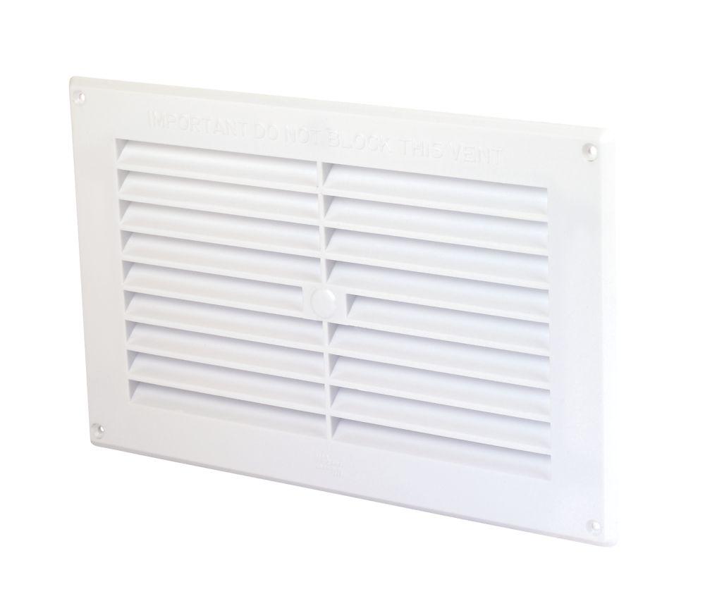 Map Vent Fixed Louvre Vent White 229 x 152mm Reviews