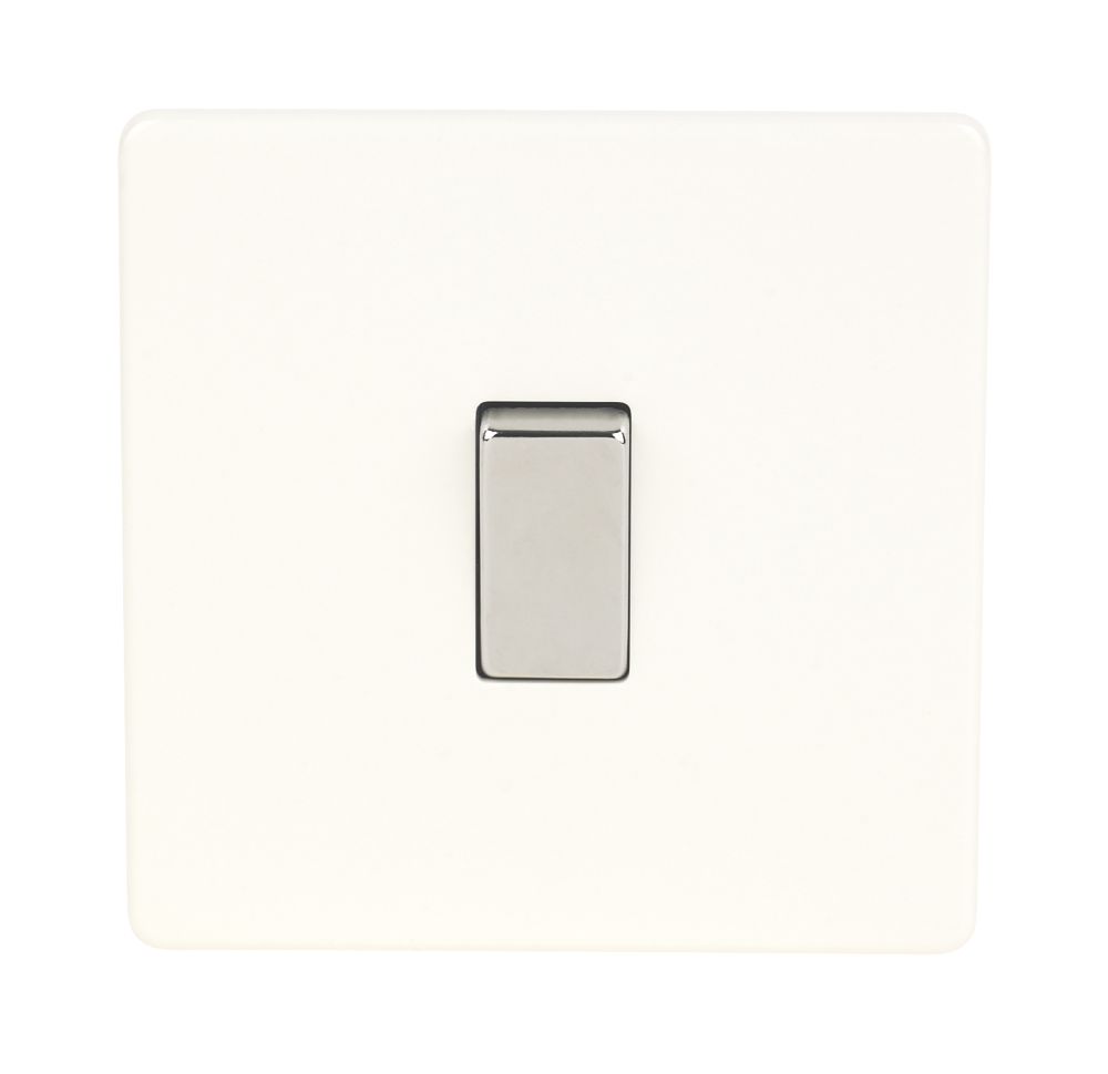 Varilight 10AX 1-Gang 2-Way Light Switch Ice White