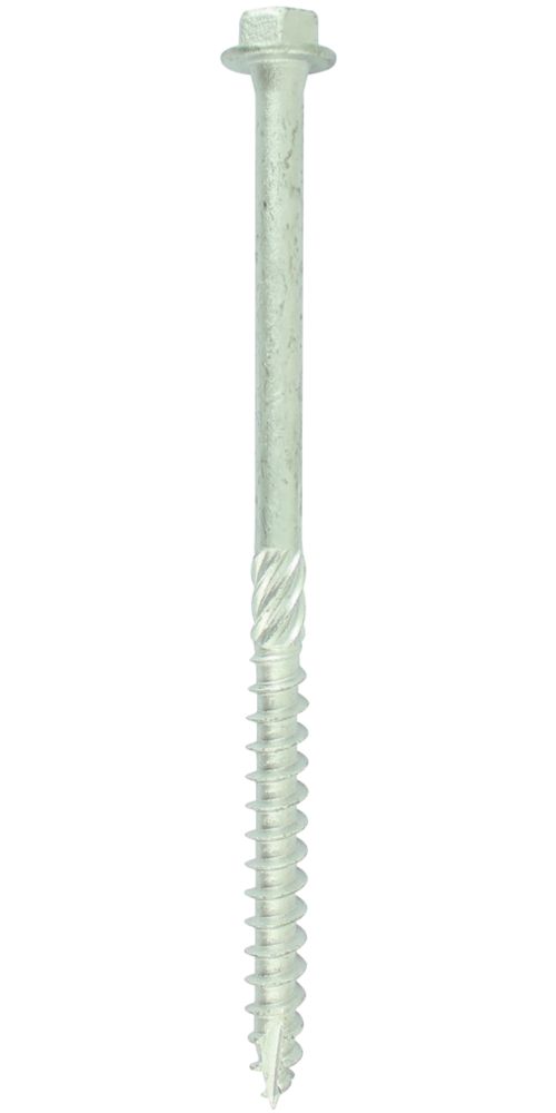 Timco In-Dex 8100INH Flanged Hex Index Timber Screws Silver Ruspert 8 x 100mm 10 Pack Reviews