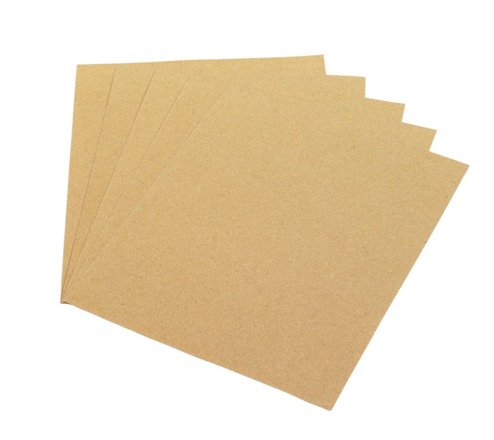 Oakey Glass Paper Unpunched 280 x 230mm 70 Grit 5 Pack