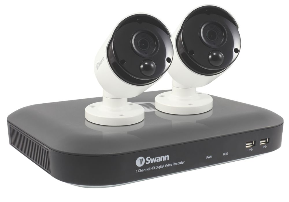 Swann SWDVK-449802V-UK 4-Channel 5MP CCTV DVR Kit & 2 Cameras