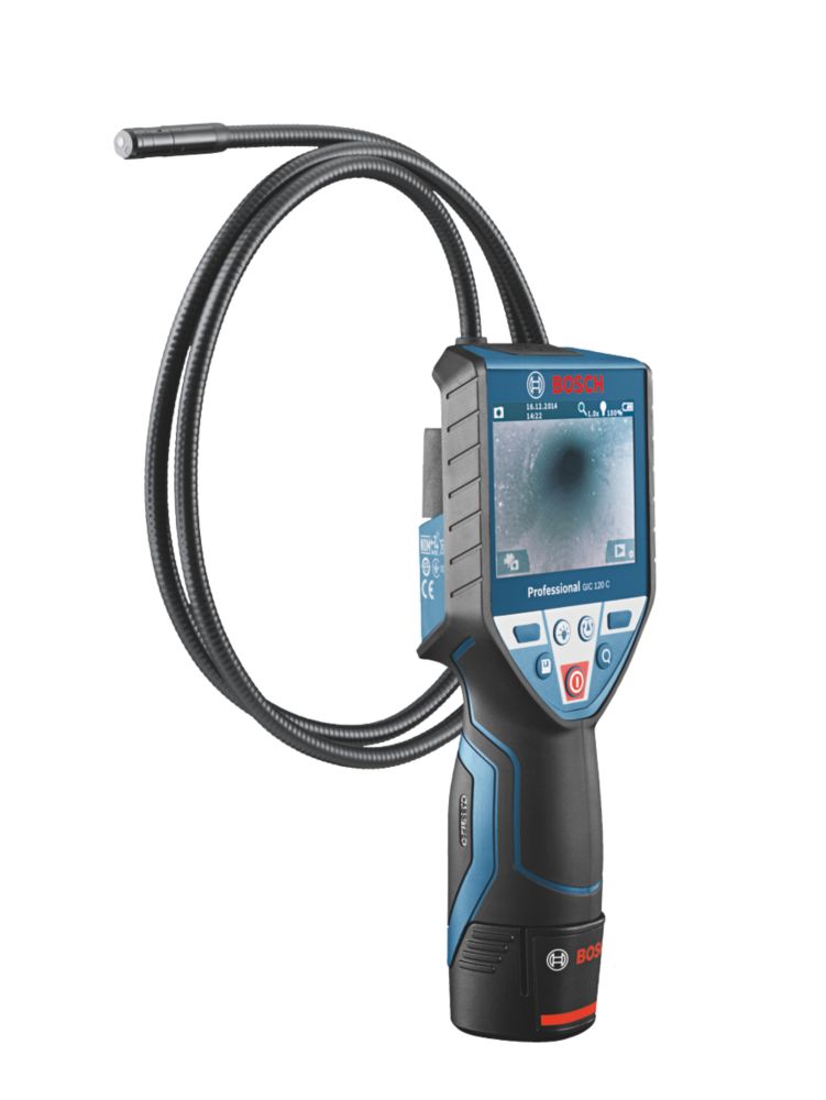 Bosch GIC 120 C Professional Cordless Inspection Camera & L-Boxx 3½