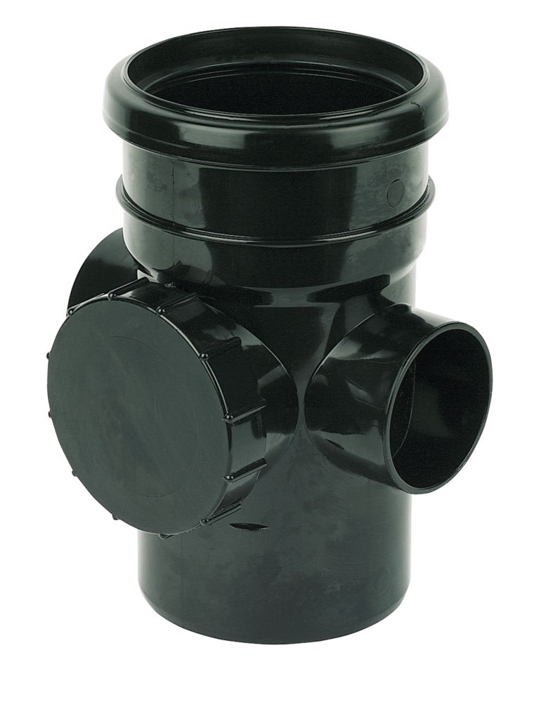 FloPlast SP581 Single Socket Access Pipe Black 110mm Reviews