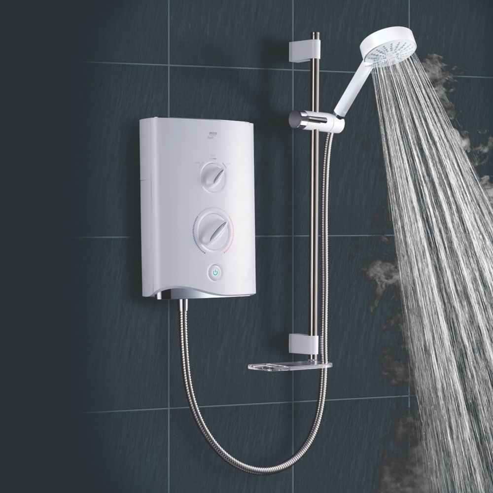 Mira Sport Multi-Fit White 9kW Manual Electric Shower