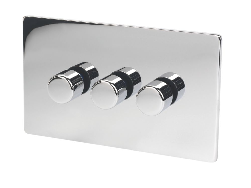 LAP 3-Gang 2-Way Dimmer Switch Polished Chrome Reviews