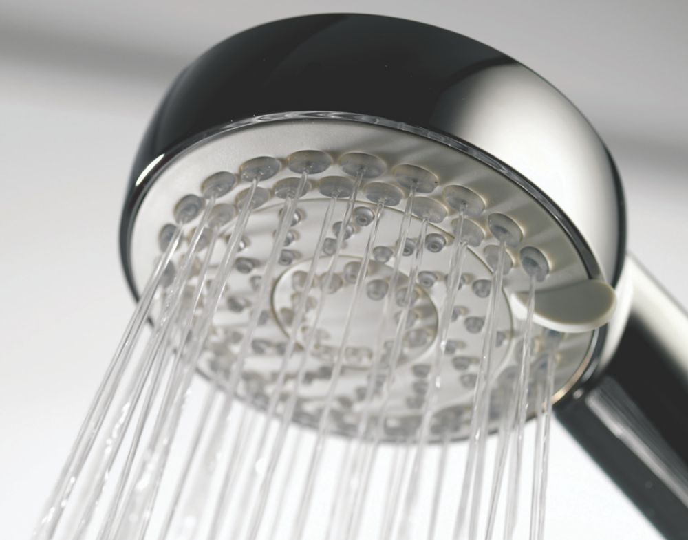 Aqualisa Quartz Gravity-Pumped Ceiling-Fed Chrome Thermostatic Digital Shower with Diverter