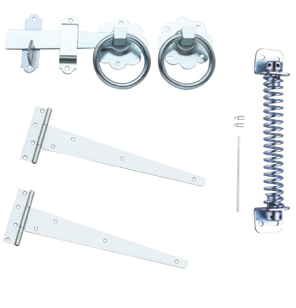 Hardware Solutions Ring Gate Latch Kit Silver