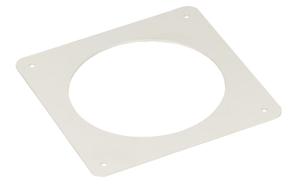 Manrose Round Wall Plate White 120mm Reviews