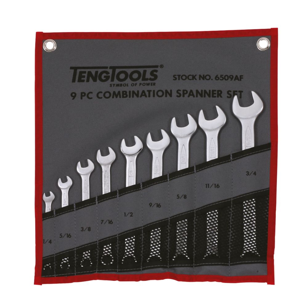 Teng Tools 6509AF Combination Spanner Set 9 Pcs Reviews