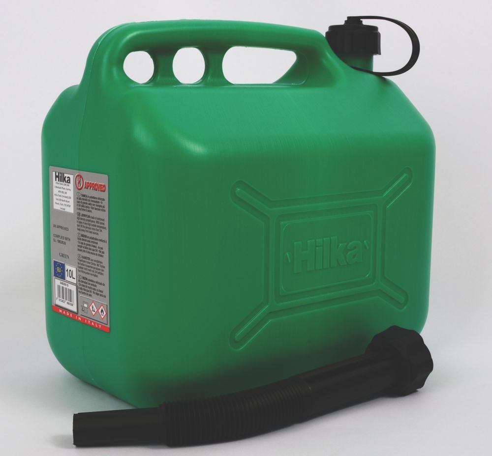 Hilka Pro-Craft Plastic Fuel Can Green 10Ltr Reviews