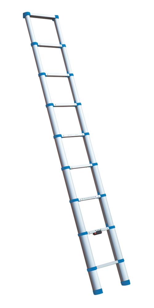 Aluminium Telescopic Extension Ladder 2.63m
