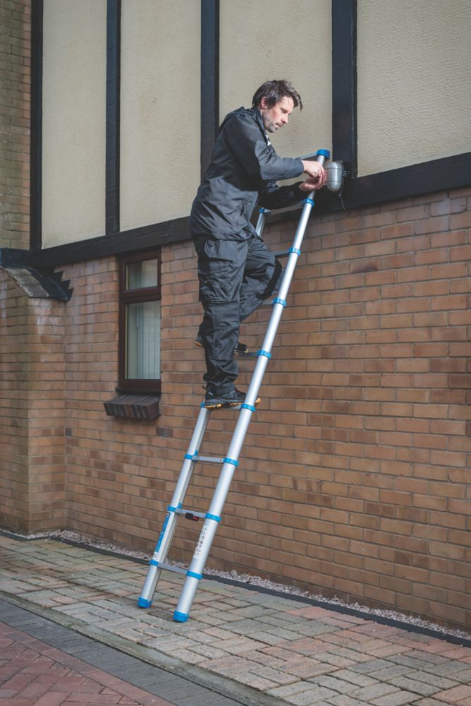 Aluminium Telescopic Extension Ladder 2.63m