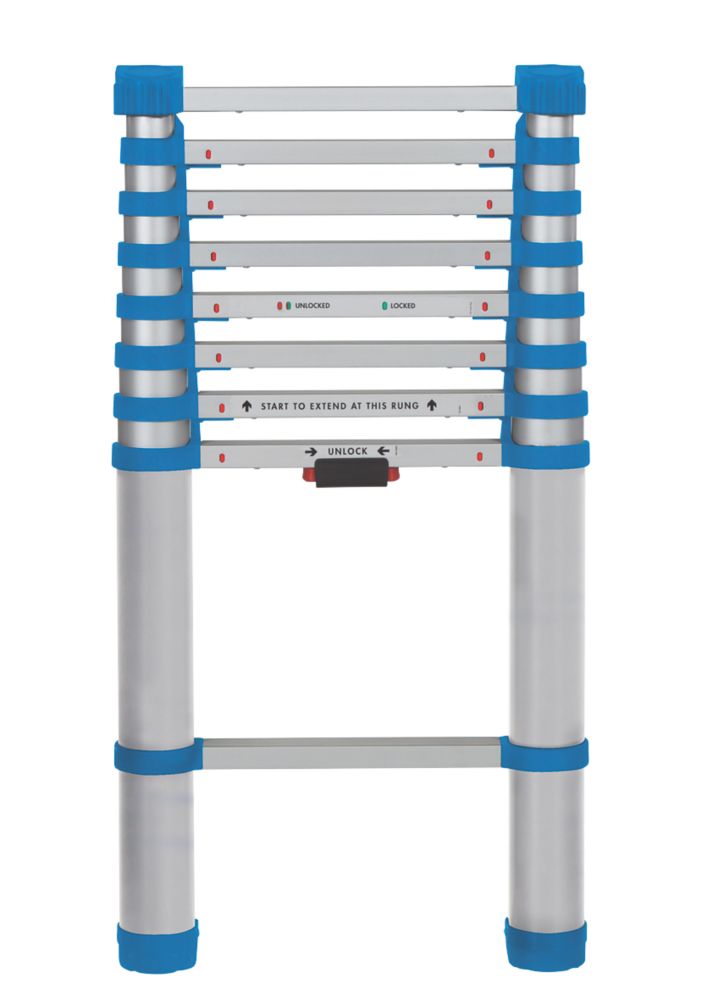 Aluminium Telescopic Extension Ladder 2.63m Reviews