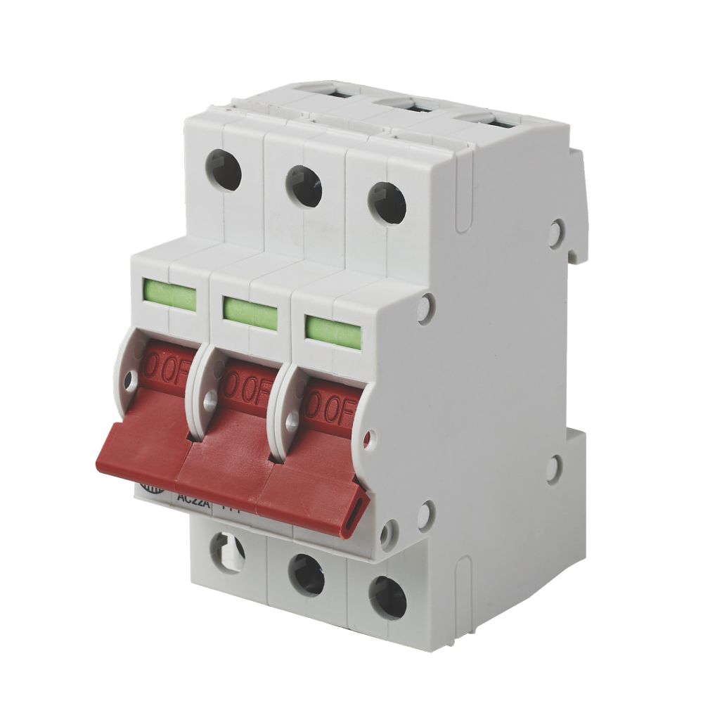 Wylex Nh Nm 125a Tp 3 Phase Mains Switch Disconnector Isolation Switches Screwfix Com