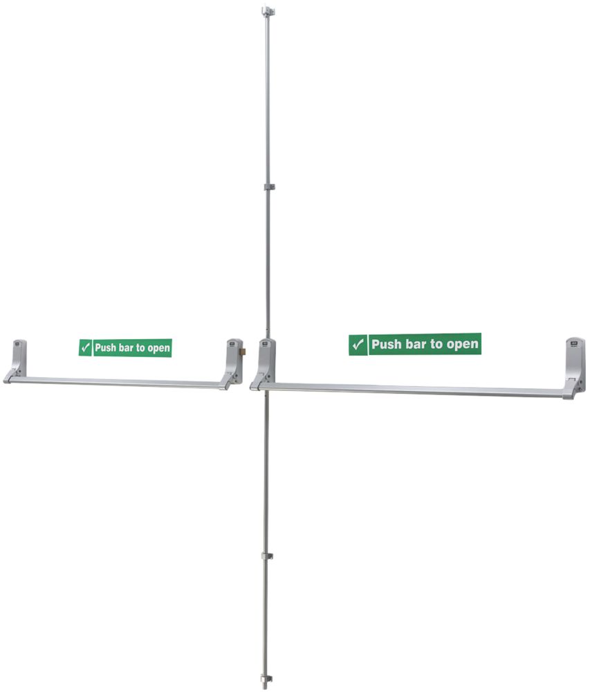 Union J-CE852DDREB-SIL Exisafe Rebated Timber Double Doorsets