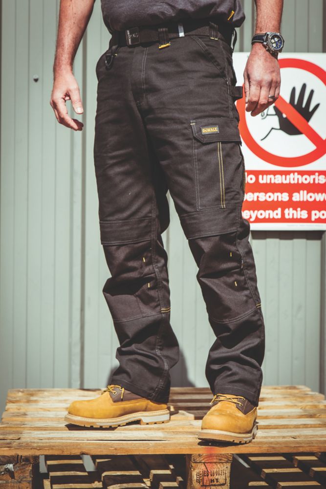 DeWalt Ridgeley Work Trousers Black 30