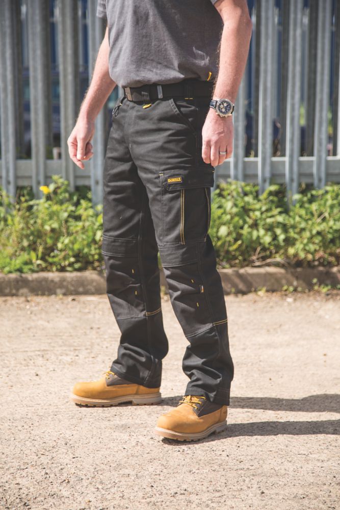 DeWalt Ridgeley Work Trousers Black 30