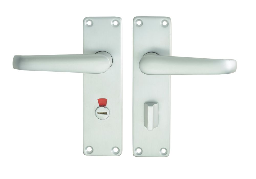 Union Swallow Bathroom Door Handle RH Pair Satin Aluminium Reviews