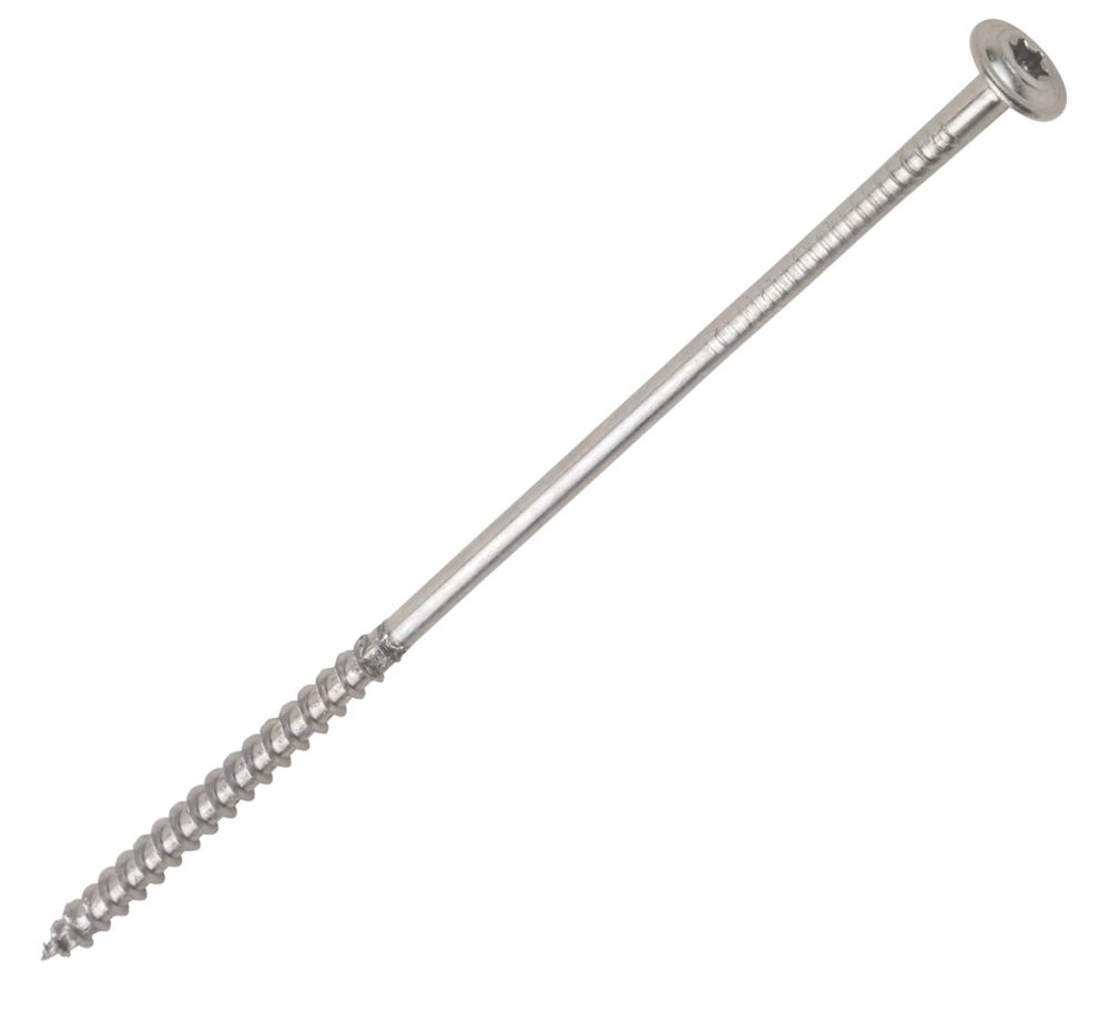 Spax Wirox Flange Wirox-Coated Timber Screws Silver 6 x 180mm 100 Pack Reviews