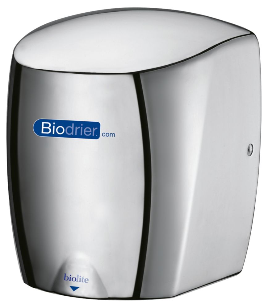 Biodrier Biolite High Speed Low Energy Hand Dryer Chrome 0.65-0.9kW Reviews