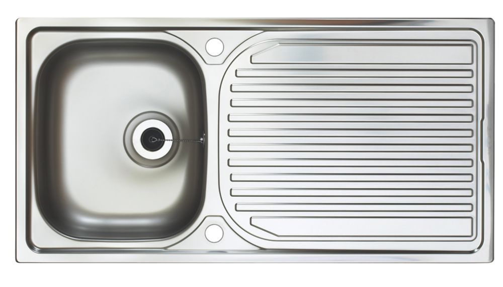 Astracast Aegean Reversible Inset Sink Stainless Steel 1 Bowl 965 X 500mm