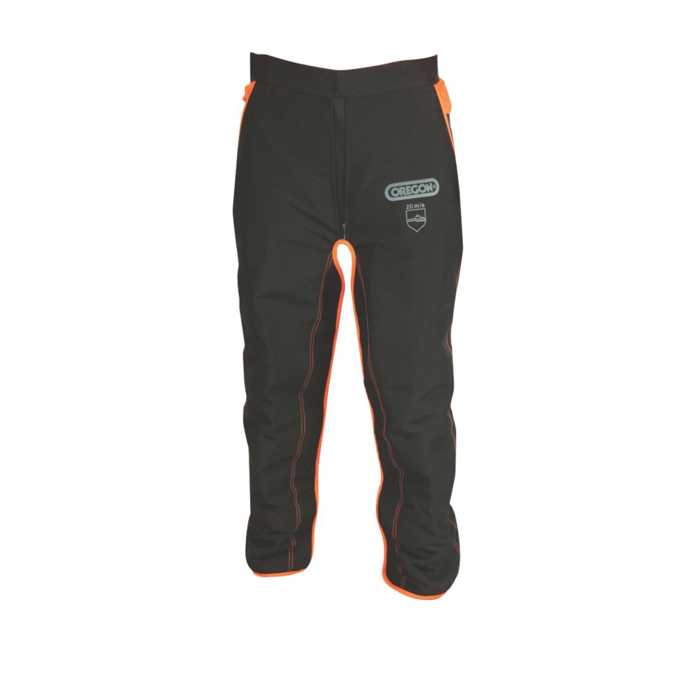 Oregon Chainsaw Safety Leggings Black / Orange 28