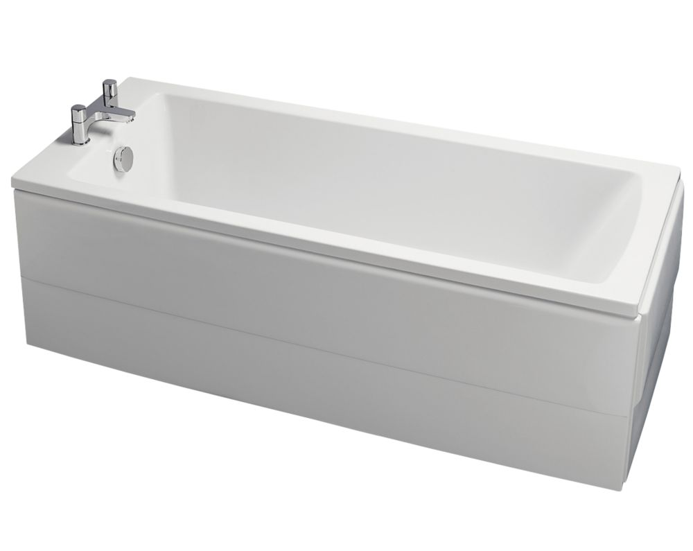 Ideal Standard Single Ended Bath Acrylic 2 Tap Holes 1700mm