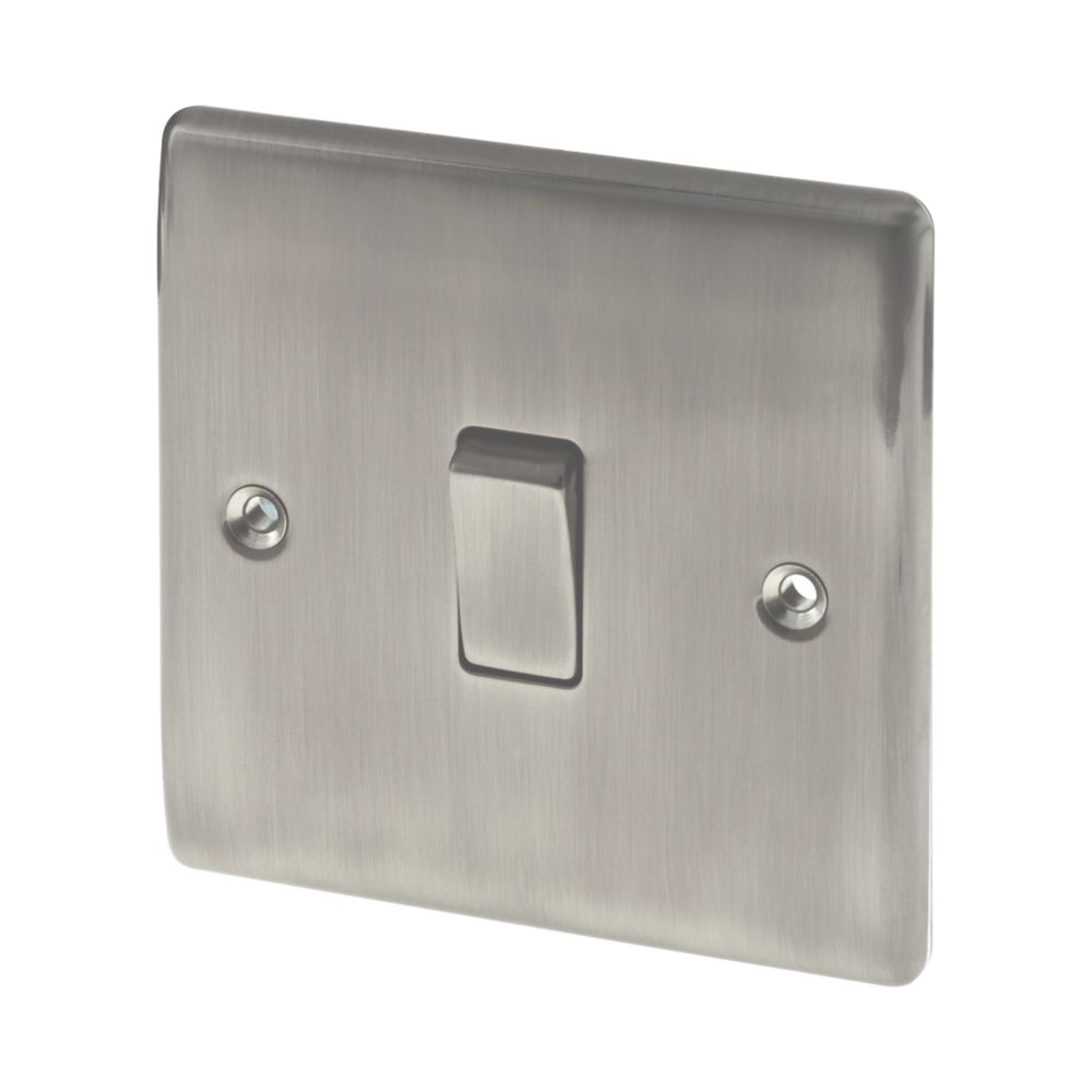 British General Nexus Metal 10AX 1-Gang 2-Way Light Switch Brushed Iridium Reviews