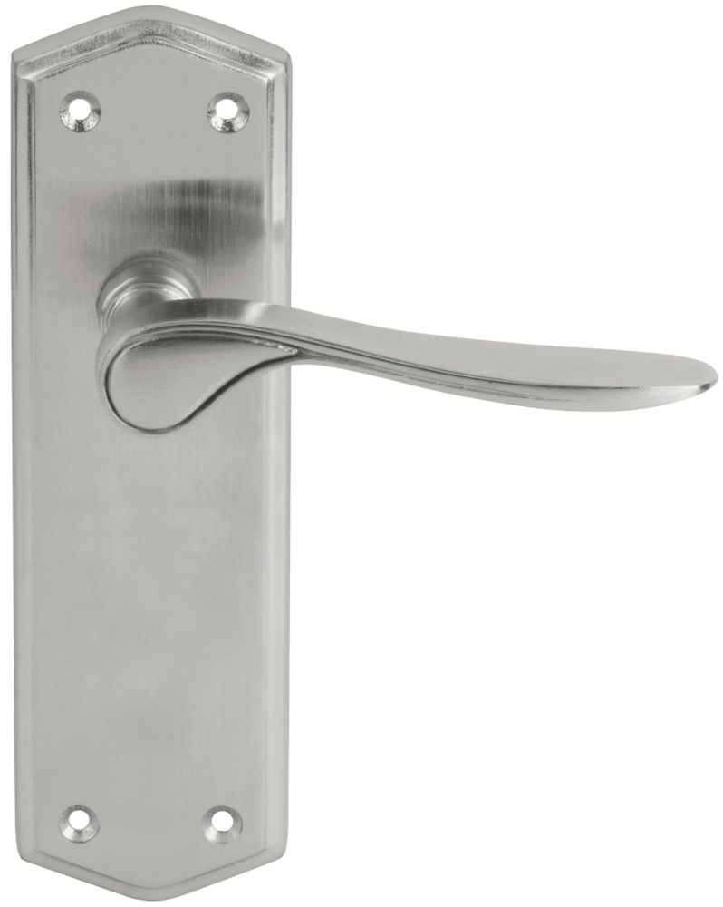 Smith & Locke Kilve Latch LoB Latch Door Handles Pair Satin Chrome Reviews