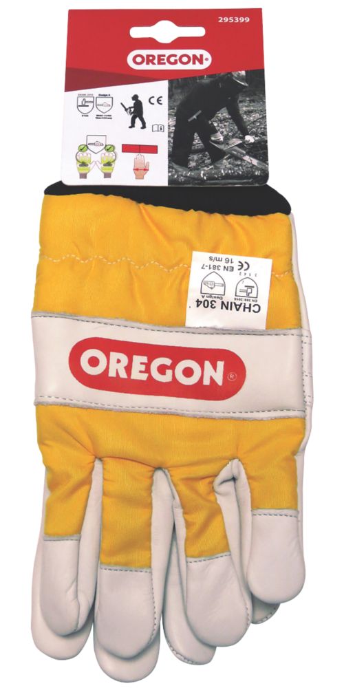 Oregon 2-Handed Protection Chainsaw Gloves Large