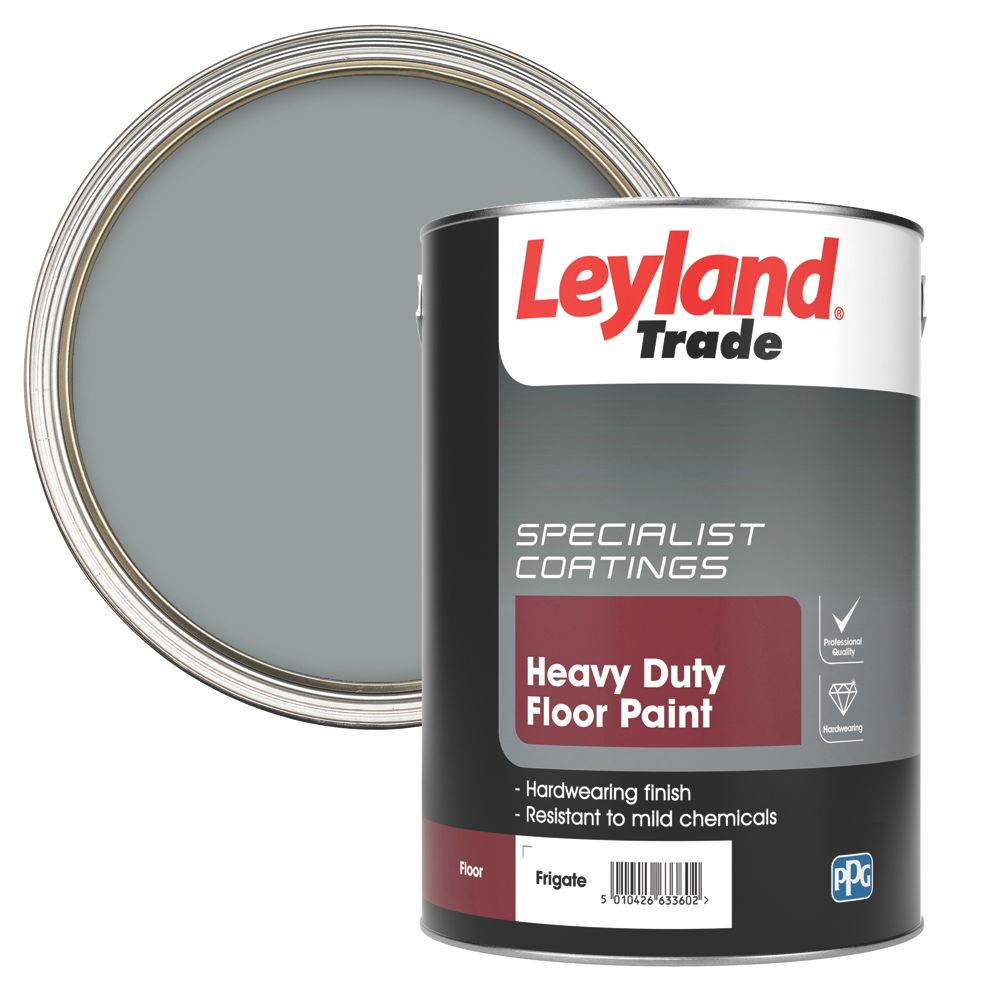 Leyland Trade Heavy Duty Floor Paint Frigate Grey 5Ltr Reviews