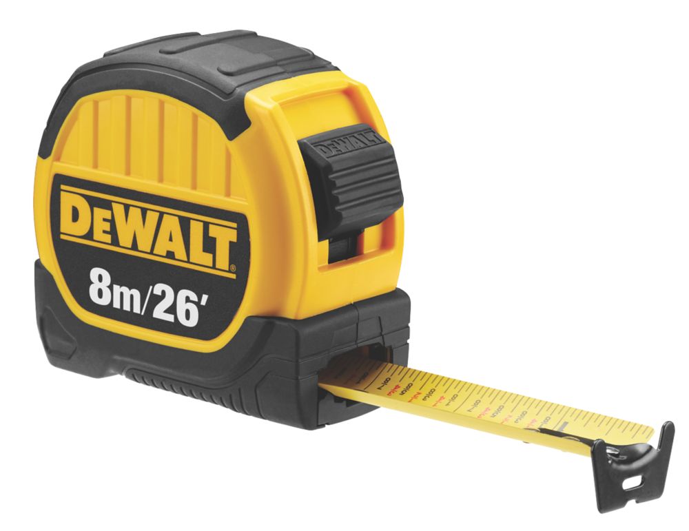 Dewalt 5 8m Tape Measure 2 Piece Set Tape Measures Screwfix Com