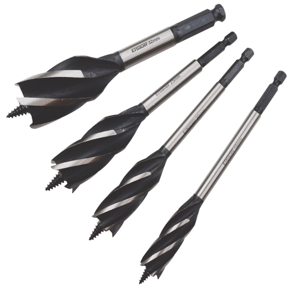 Erbauer Auger Drill Bit Set 4 Pieces Reviews