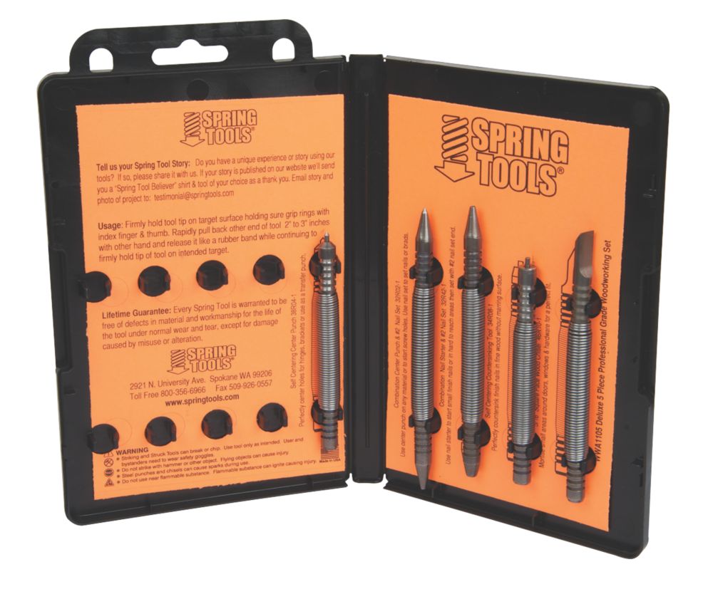 Spring Tools Spring Tools Woodworking Set 5 Pieces