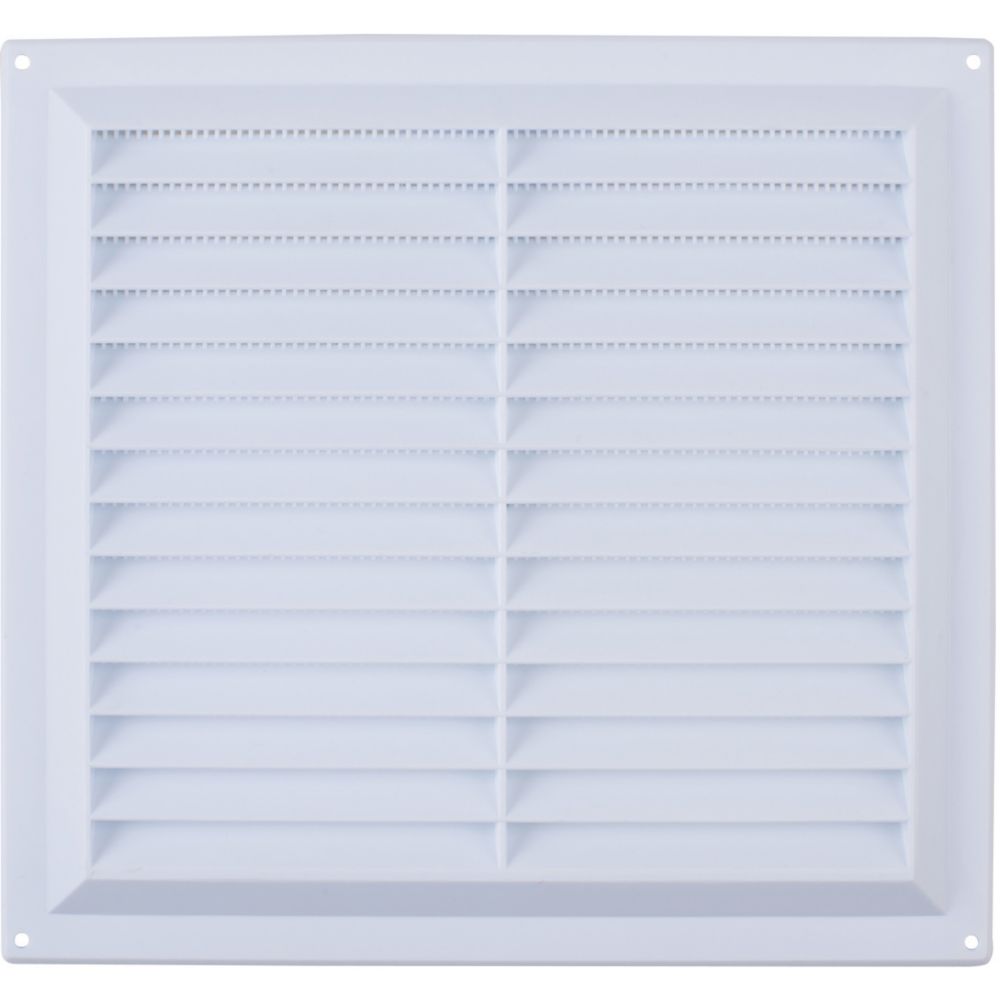 Map Vent Fixed Louvre Vent with Flyscreen White 229 x 229mm Reviews