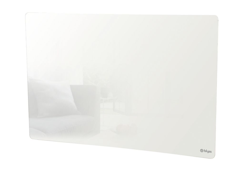 Blyss Wall-Mounted Glass Panel Heater White 1500W Reviews