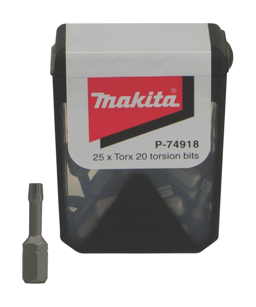 Makita Torsion Screwdriver Bit Box TX20 x 25mm 25 Pack Reviews